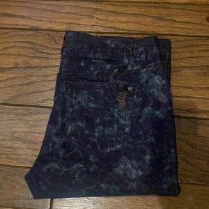 Snakeskin printed Jessica Simpson skinny jeans size 30